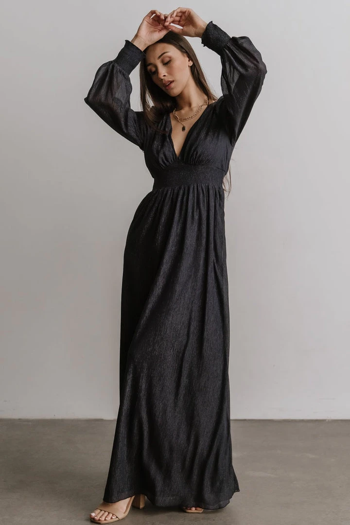 RR Dresses Juliette Shimmer Maxi Dress | Midnight 6 RR Dresses Juliette Shimmer Maxi Dress | Midnight