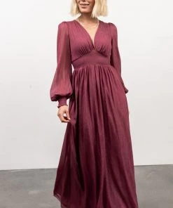 RR Juliette Shimmer Maxi Dress | Orchid Dresses