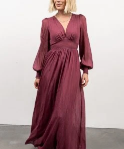 RR Juliette Shimmer Maxi Dress | Orchid Dresses
