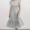 IL Dresses Kaitlyn Pintuck Dress | Light Sage