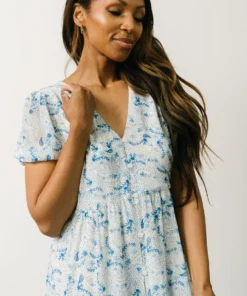 Maxi Dresses Karina Tiered Maxi Dress | Blue Paisley 7 Maxi Dresses Karina Tiered Maxi Dress | Blue Paisley