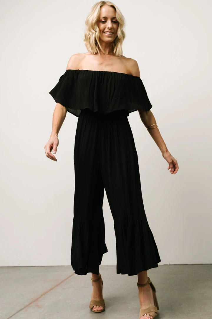 DD Karma Wide Leg Jumpsuit | Black 8 DD Karma Wide Leg Jumpsuit | Black