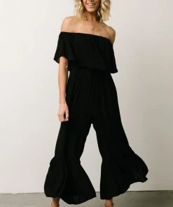 DD Karma Wide Leg Jumpsuit | Black
