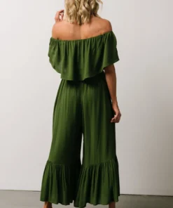 DD Karma Wide Leg Jumpsuit | Green