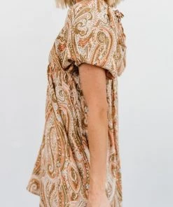 HAY Kate Print Mini Dress | Salmon Dresses