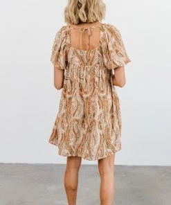 HAY Kate Print Mini Dress | Salmon Dresses