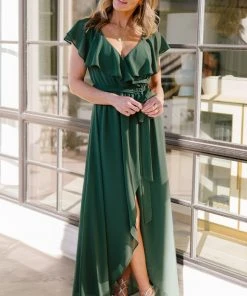 BB Custom Katya Ruffle Maxi Dress | Evergreen Dresses 20 BB Custom Katya Ruffle Maxi Dress | Evergreen Dresses