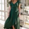 BB Custom Katya Ruffle Maxi Dress | Evergreen Dresses