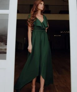 BB Custom Katya Ruffle Maxi Dress | Evergreen Dresses 18 BB Custom Katya Ruffle Maxi Dress | Evergreen Dresses