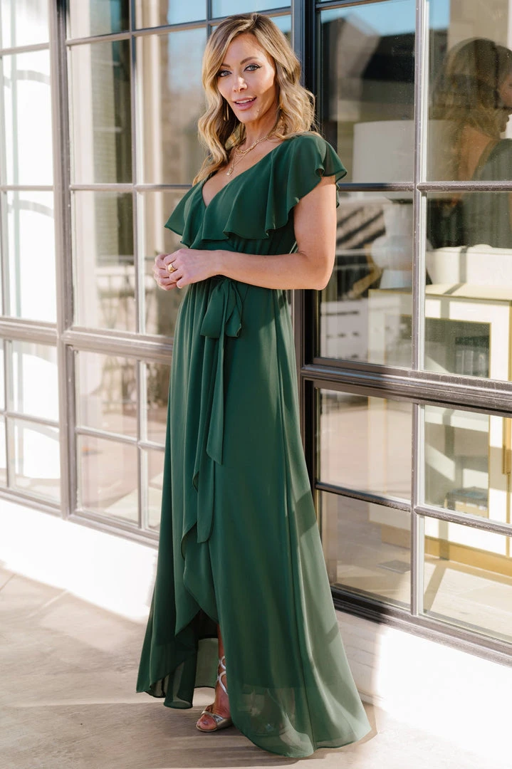 BB Custom Katya Ruffle Maxi Dress | Evergreen Dresses 3 BB Custom Katya Ruffle Maxi Dress | Evergreen Dresses