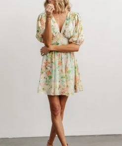 FT Keilani Short Dress | Multi Floral Dresses