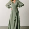 Soi Dresses Kelsey Wrap Dress | Dusty Sage