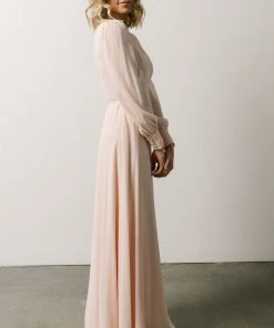 Soi Dresses Kelsey Wrap Dress | Light Peach