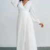 Soi Kelsey Wrap Dress | Off White Dresses