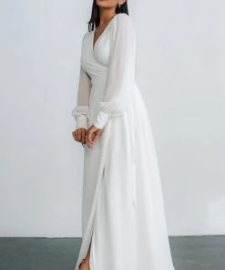 Soi Kelsey Wrap Dress | Off White Dresses