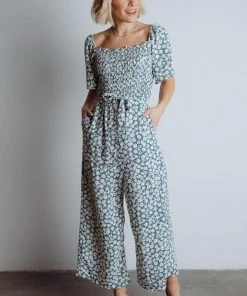 HAY Kendall Floral Jumpsuit | Blue