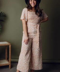 HAY Kendall Floral Jumpsuit | Coral