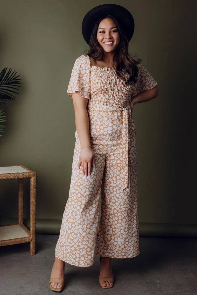 HAY Kendall Floral Jumpsuit | Coral 1 HAY Kendall Floral Jumpsuit | Coral