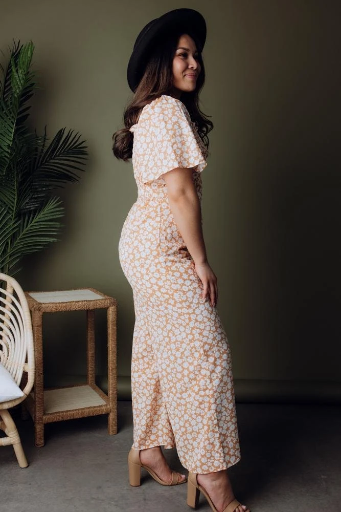 HAY Kendall Floral Jumpsuit | Coral 4 HAY Kendall Floral Jumpsuit | Coral