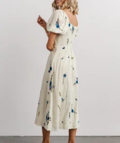 SL Kenna Midi Dress | Honeydew Floral Print 4 SL Kenna Midi Dress | Honeydew Floral Print