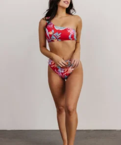 BJB Swim Keona Bikini Bottom | Red Floral