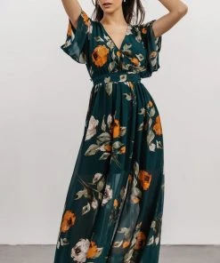 BB Custom Kia Kimono Maxi Dress | Deep Topaz Floral Dresses 26 BB Custom Kia Kimono Maxi Dress | Deep Topaz Floral Dresses