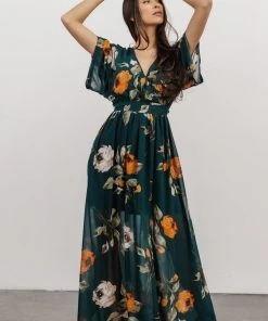BB Custom Kia Kimono Maxi Dress | Deep Topaz Floral Dresses 25 BB Custom Kia Kimono Maxi Dress | Deep Topaz Floral Dresses