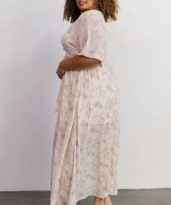 BB Custom Kia Kimono Maxi Dress | Mauve Print Dresses 18 BB Custom Kia Kimono Maxi Dress | Mauve Print Dresses