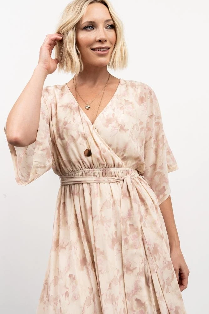 BB Custom Kia Kimono Maxi Dress | Mauve Print Dresses 3 BB Custom Kia Kimono Maxi Dress | Mauve Print Dresses