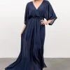 BB Custom Dresses Kia Kimono Maxi Dress | Navy
