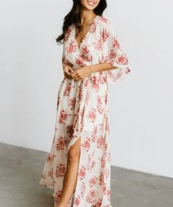 BB Custom Kia Kimono Maxi Dress | Red Floral 22 BB Custom Kia Kimono Maxi Dress | Red Floral