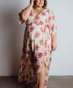 BB Custom Kia Kimono Maxi Dress | Red Floral 25 BB Custom Kia Kimono Maxi Dress | Red Floral