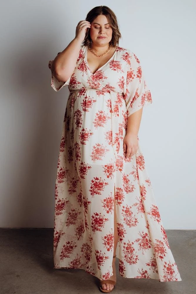 BB Custom Kia Kimono Maxi Dress | Red Floral 7 BB Custom Kia Kimono Maxi Dress | Red Floral