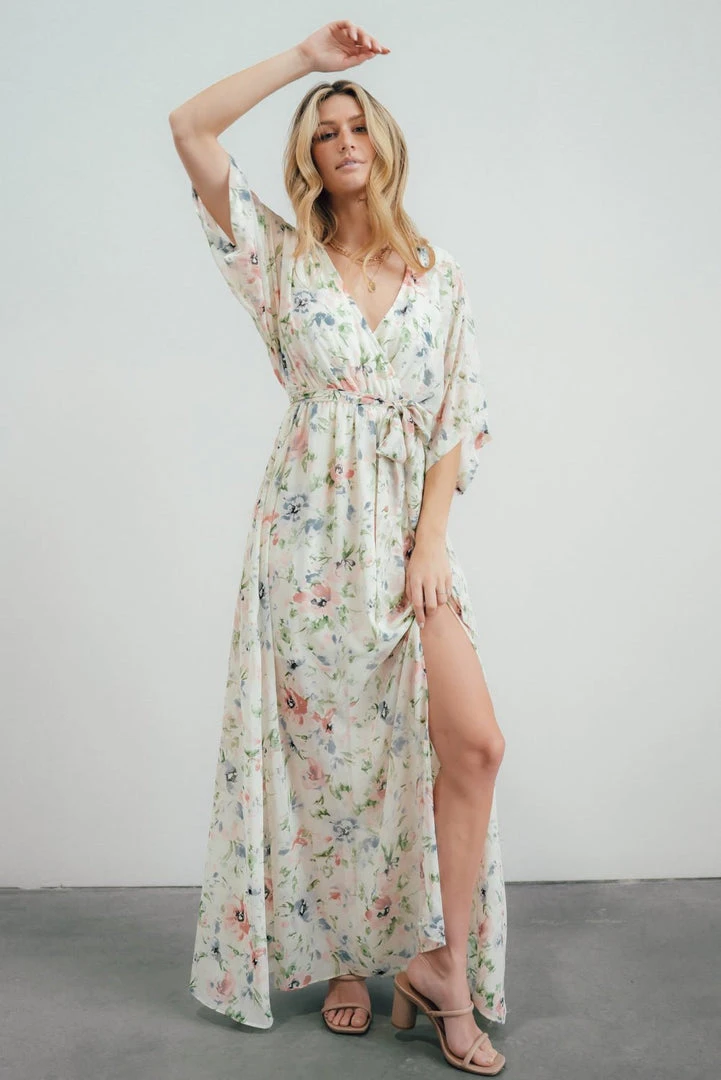 BB Custom Kia Kimono Maxi Dress | Spring Floral Dresses 1 BB Custom Kia Kimono Maxi Dress | Spring Floral Dresses