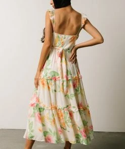 FT Kiara Midi Dress | Watercolor Floral Dresses