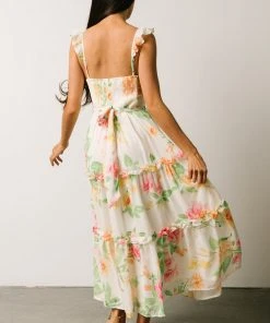 FT Kiara Midi Dress | Watercolor Floral Dresses