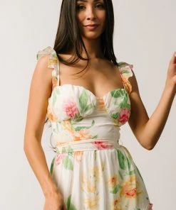 FT Kiara Midi Dress | Watercolor Floral Dresses