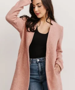 BS Tops Knoll Notch Jacket | Vintage Rose