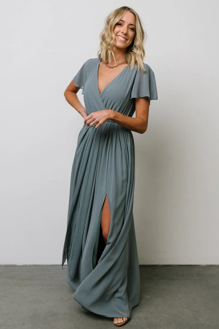 Dresses Kristina Maxi Dress | Dusty Blue 6 Dresses Kristina Maxi Dress | Dusty Blue