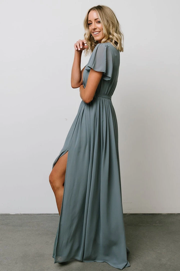 Dresses Kristina Maxi Dress | Dusty Blue 3 Dresses Kristina Maxi Dress | Dusty Blue