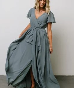 Dresses Kristina Maxi Dress | Dusty Blue