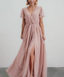 Kristina Maxi Dress | Dusty Rose