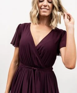 Kristina Maxi Dress | Eggplant