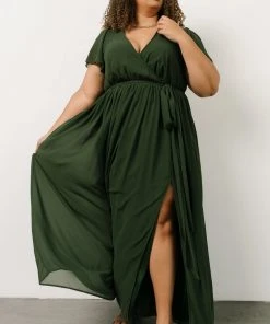 Kristina Maxi Dress | Green Dresses