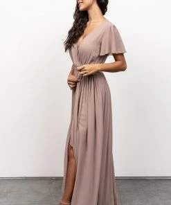 Kristina Maxi Dress | Taupe