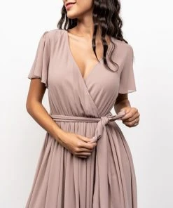 Kristina Maxi Dress | Taupe