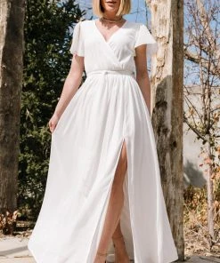 Dresses Kristina Maxi Dress | White 27 Dresses Kristina Maxi Dress | White