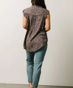 KA Lars Top | Mauve Multi Floral Boho 10 KA Lars Top | Mauve Multi Floral Boho