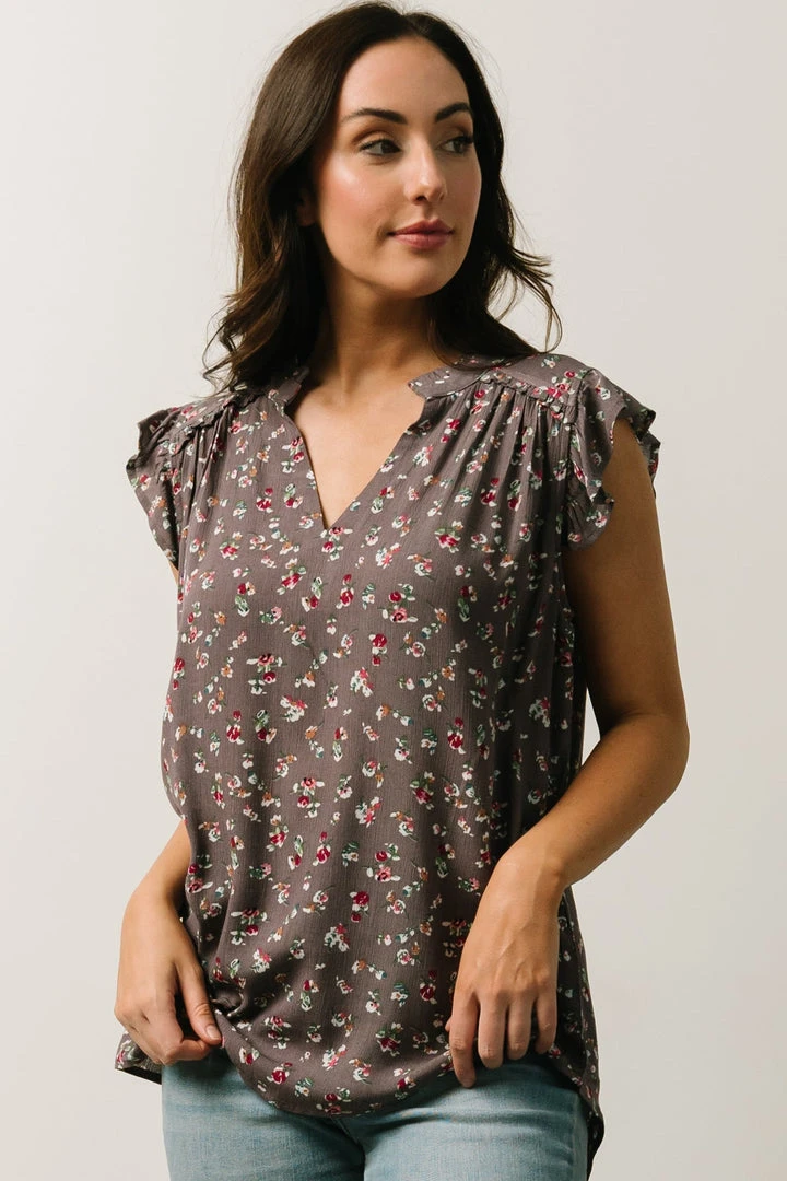 KA Lars Top | Mauve Multi Floral Boho 1 KA Lars Top | Mauve Multi Floral Boho