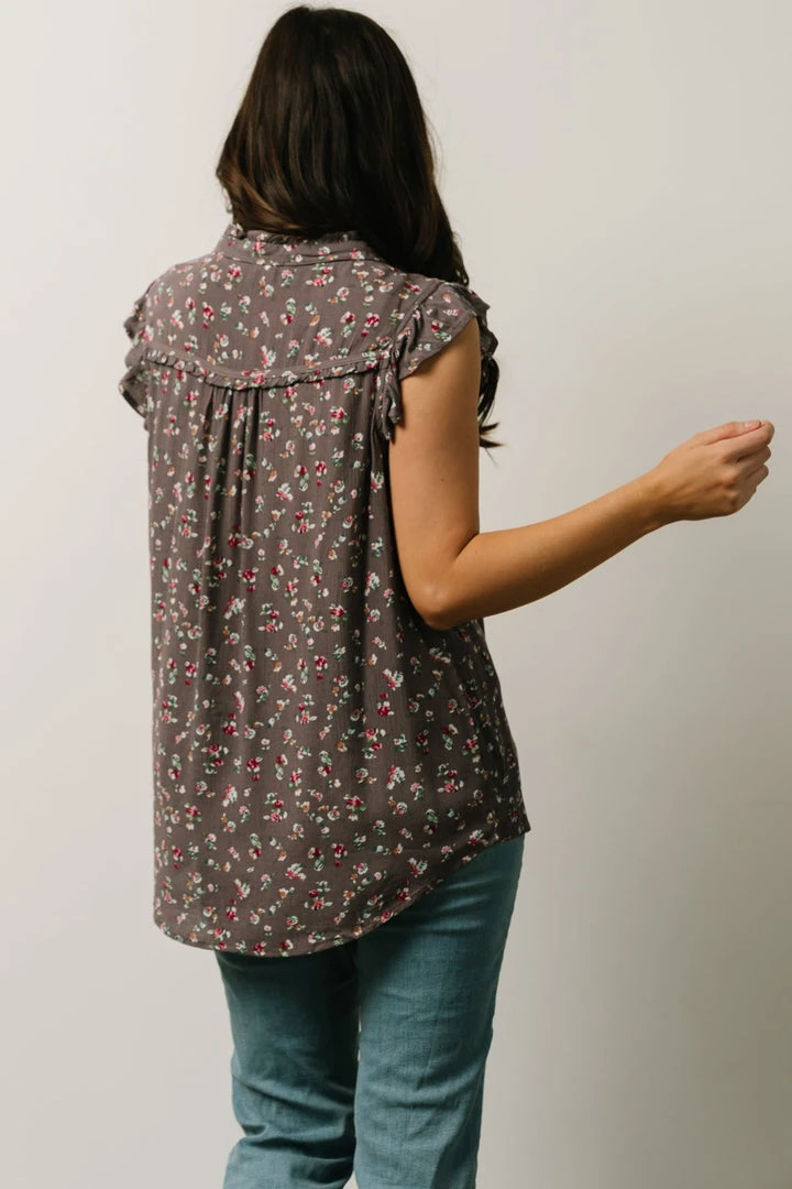 KA Lars Top | Mauve Multi Floral Boho 4 KA Lars Top | Mauve Multi Floral Boho